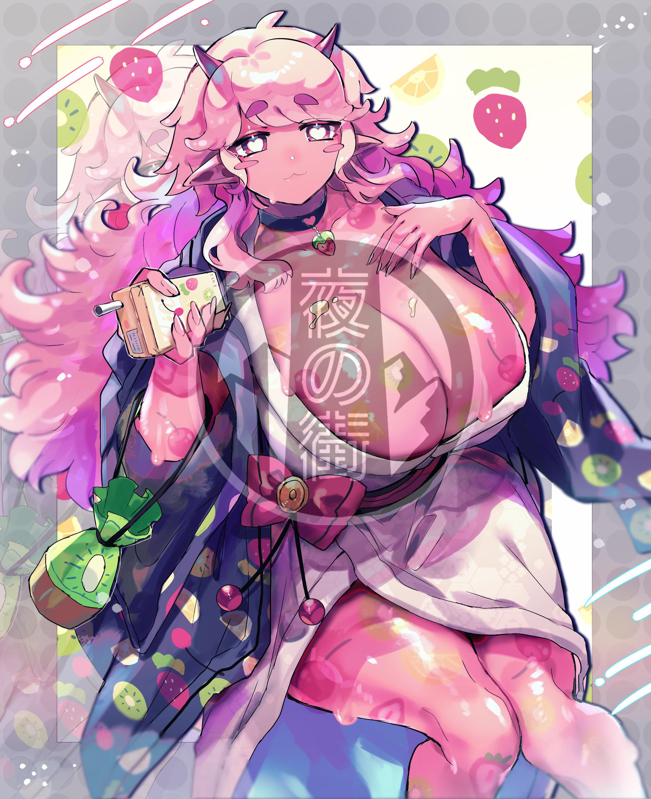 Fruity Yukata Print